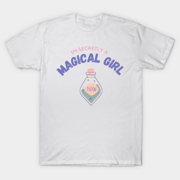 Im Secretly A Magical Girl T-Shirt by Benny Merch Pearl